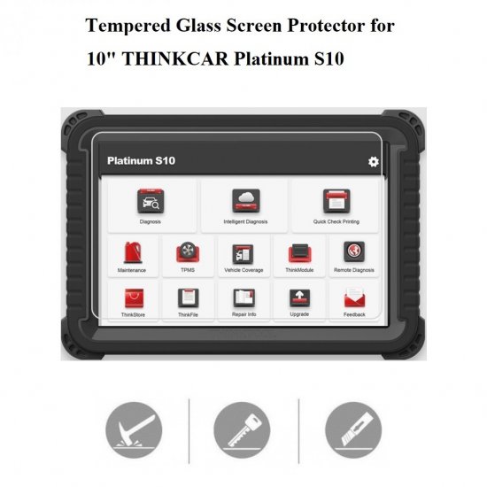 Tempered Glass Screen Protector for THINKTOOL PLATINUM S10 - Click Image to Close